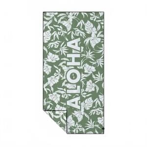 NEW SLOWTIDE alohauke quick dry towel in green